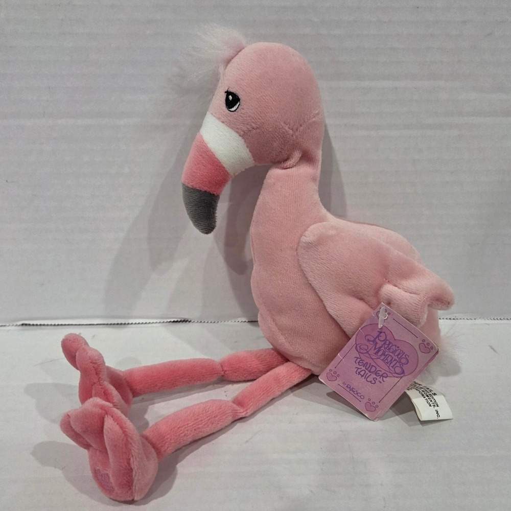 Precious Moments Tender Tails Flamingo Plush 1998 Special Limited Edition Enesco